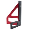 Woodworking Triangle Ruler Square Ruler 45° 90° Aluminum Alloy Carpenter