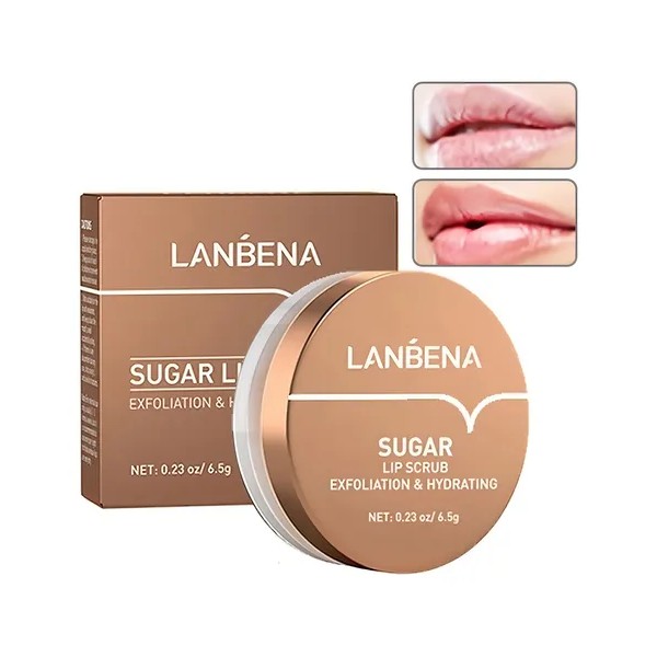 Crema Gel Exfoliante De Labios Lanbena Sugar