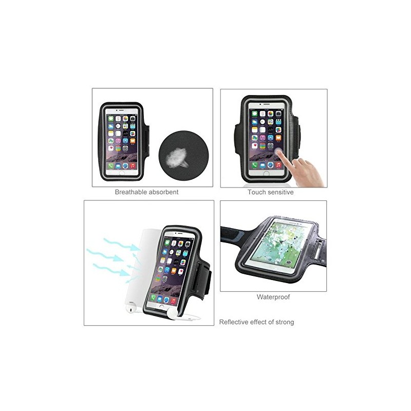 DFV Mobile Work Equipment Armband Sport Arm Band Reflective Neoprene
