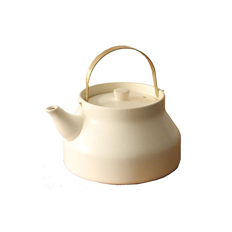 Kamoshita Tools Shop Ceramic Kettle (White or-60-1251)
