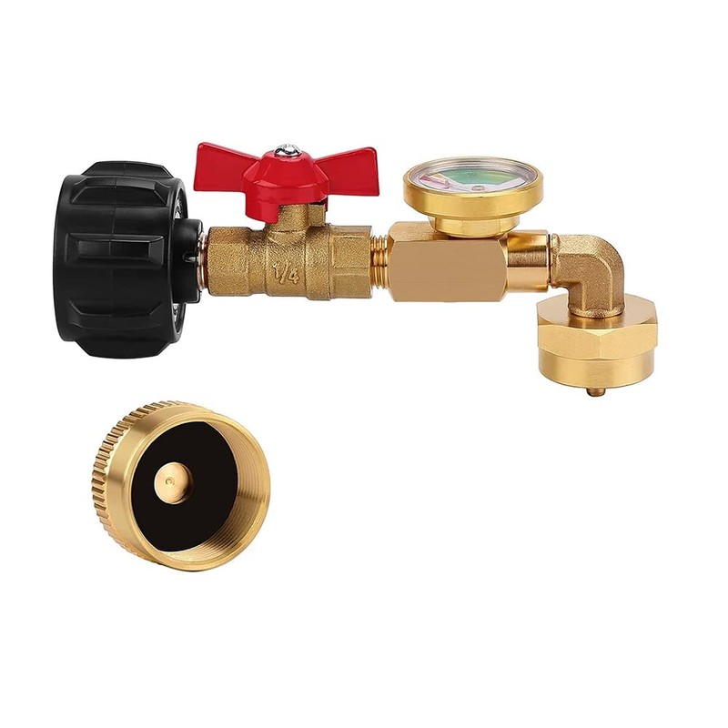 Dedjgoo 1Set Propane Tank Adapter Regulator Propane Adapter with Propane