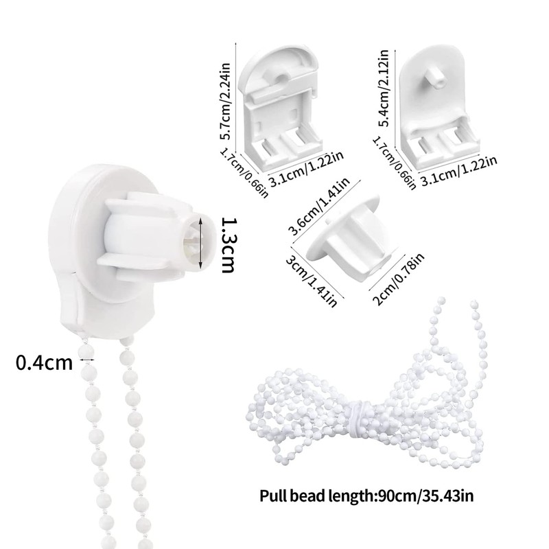 Roller Blind Fittings,25mm Child Safe Plastic Spare Roller Blind Replacement