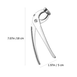 2 Pieces Aluminium Alloy Bowl Gripper Anti-scalding Tongs with Ergonomic Handle for Hot Plates and Bowls