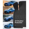 MikeEV Custom Fit 3 Pcs Floor Mats for Honda Civic