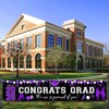 Lecheme 2025 Graduation Decorations Purple Class of 2025 Congrats Grad