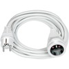 Brennenstuhl 1168434 3 M White Electric Electrical Cables (3 m,