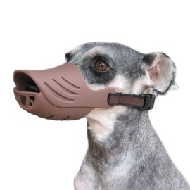 POTATO Dog Muzzle for Dogs, Cute Duck Mouth Shape, Waste Barking Prevention Goods, Prevents Scratches Licking, Furniture Destruction, Medical Examination, Pet Supplies, Picking Up Eating and Training