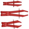 Yato Professional Hose Clamp Pliers Set: Curved, Angled, 13mm, 17mm,