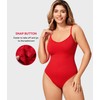 Nebility Red Bodysuit for Women Tummy Control Shapewear Body Suits
