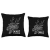 Kali Linux Hacker Techie Gift for Network Engineer Throw Pillow