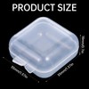 1.8 mm Thicken Transparent Storage Box, 20 Pcs Mini Clear