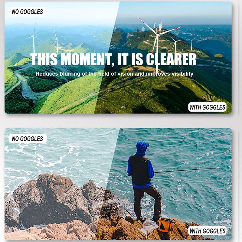 Immoono Dirt Bike Goggles with Face Mask, Motorcycle & ATV