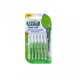 G.U.M Buy GUM Proxa Travler 1.1mm Green 6 Pack Online