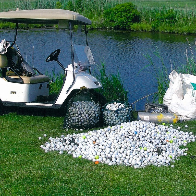 Second Chance Recycled Lake Golf Balls, 12 Pack, Mixed Golf