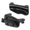 SWESGI Black for Mounting Backrest Sissy Bar Luggage Rack 4