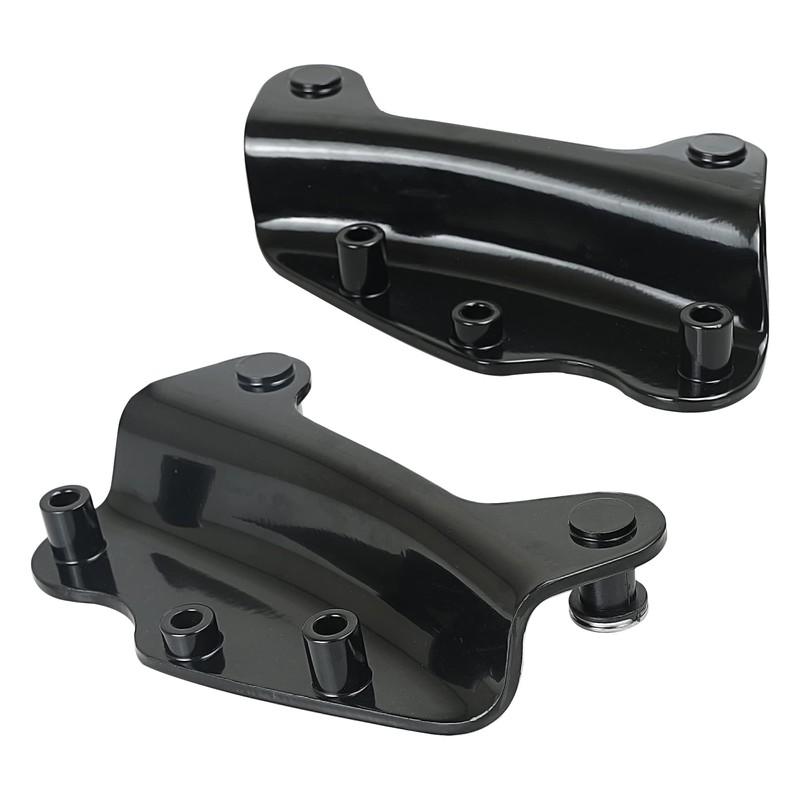 SWESGI Black for Mounting Backrest Sissy Bar Luggage Rack 4