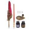Quill Pen and Ink Set Retro Punk Gear Style Smoothly