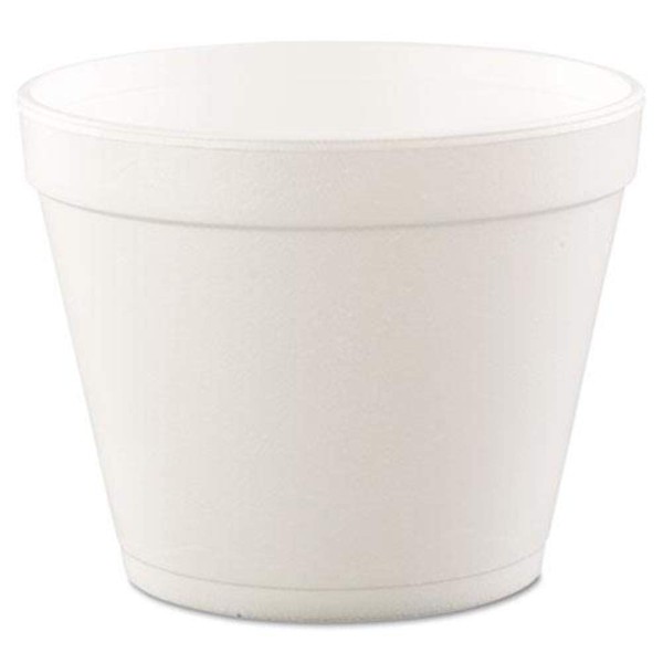 Dart Insulated Foam Food Container, White, 24 oz, 25/Bag