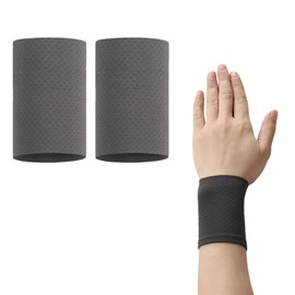 Doyime Wristband, 3.1 inches (8 cm), Sweat Absorbent, Quick Drying, Thin, Good Cooling Band, Stretchy, Breathable, Washable, One Size Fits Most, Unisex, Baseball, Running, Summer