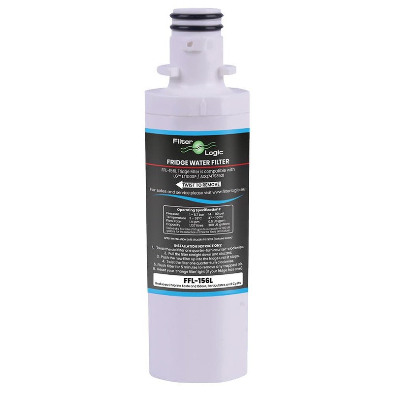 FilterLogic FFL-156L | 1x Fridge Water Filter Compatible with LG