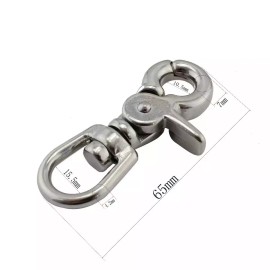 Unbranded 316 Stainless Steel Trigger Snap Swivel Hook/Lobster Claw USA Hook 3pc Snaphook
