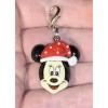 Minnie Mouse Santa Christmas Zipper Pull & Keychain Add On