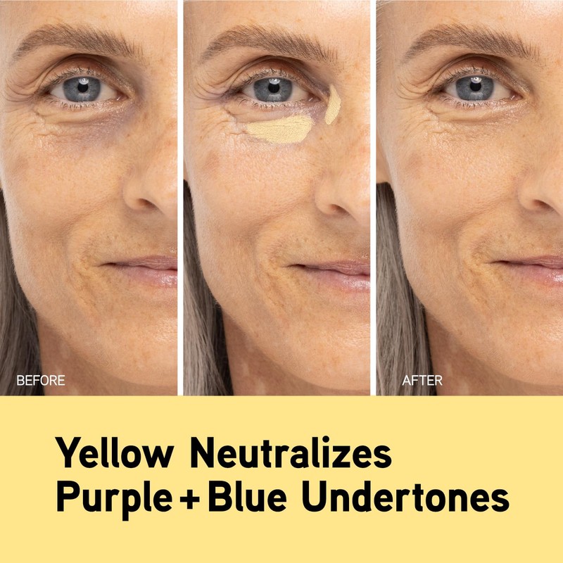 Physicians Formula Butter Glow Corrector, Lightweight Concealer with Dual-Ended Applicator,