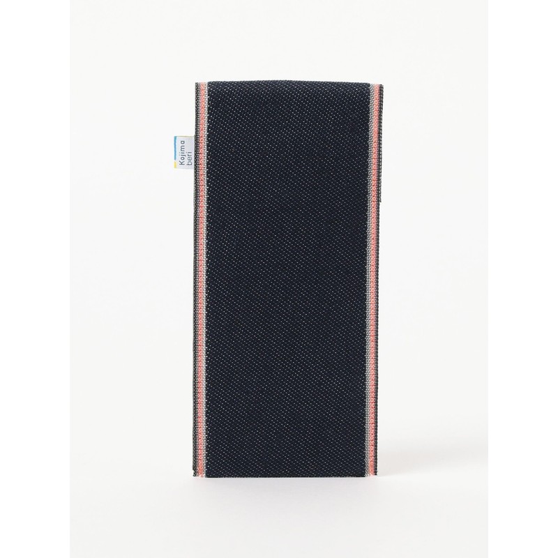 Beams Japan Takada Woven Special Order, Folding Multi-Case, Denim, Green