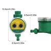 Watering Clock with Two Dials, Mechanical Watering Timer, Programmer, ABS