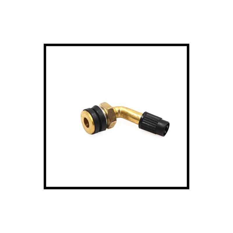 Hihaha Brass Angled Tubeless Tire Valve Stem 3pcs for Moped