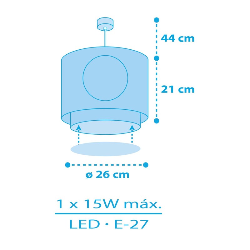 Dalber Children's Room Lamp, Pendant Light, Ceiling Light, Children's Ceiling