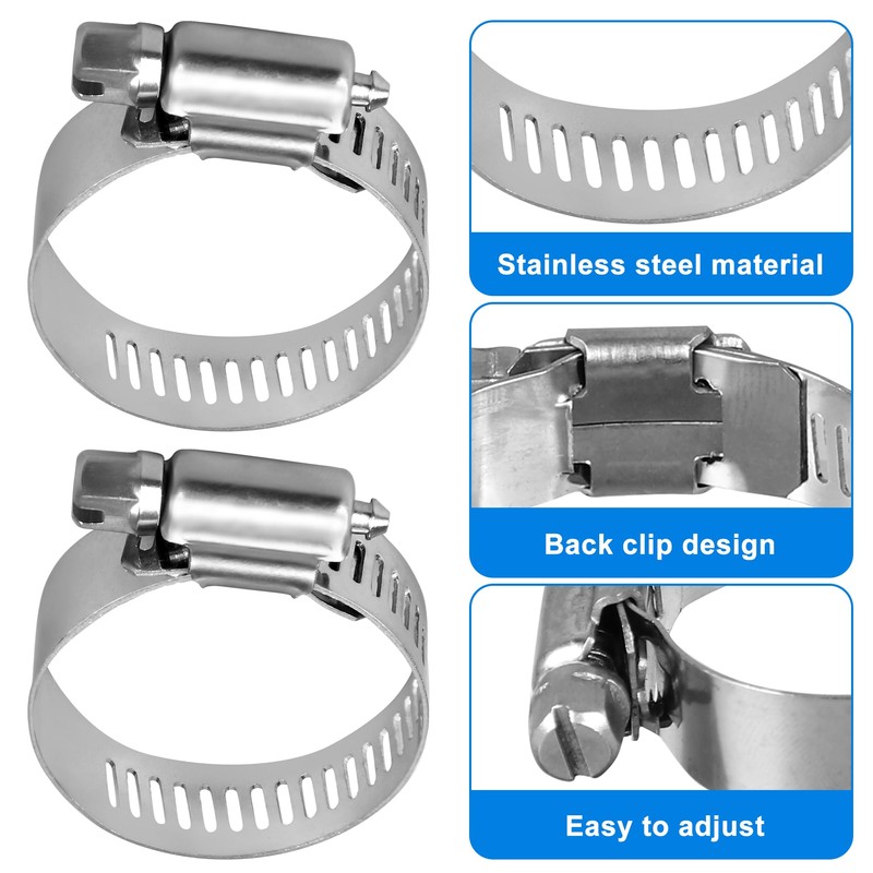 4 Pack Pool Hoses for Above Ground Pools 1.25" x