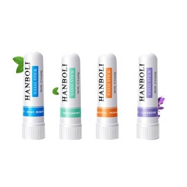 AZHAIBUQI Nasal Stick Boost Energy Set, Nose Inhaler Stick, Better Breathing, Natural Menthol Inhaler (Set of 4)