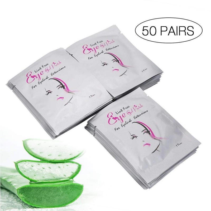 50 Pairs Eye Professional Eyelash Lash Extension Under Eye Gel Patch