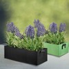 2Pcs Rectangular Garden Grow Bags With Handles, Thickened Fabric Square