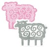 Eect NIBL2S002 Pop-Up Sponge, Die Cut, Lost Sheep, Gray &