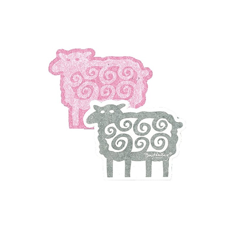 Eect NIBL2S002 Pop-Up Sponge, Die Cut, Lost Sheep, Gray &