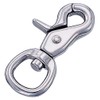 Stainless Steel Metal Fittings, Trigger Snap, Wire Diameter 0.2 inches (5.5 mm), Total Length 3.1 inches (78 mm), Working Load 176.4 lbs (80 kgf)