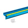 POWERTEC 71131 Aluminum Double T-Track Fence Cap Kit, Right to