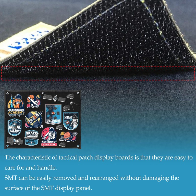 Tactical Patch Display Board: WEGREAT 60 x 45 cm Patch