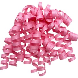 JILLSON & ROBERTS Self-Adhesive Curly Bows Gift Wrap Accessory, Pastel Yellow/Lavender/Pastel Blue/Mint/White/Pink, 6-Count, Easter