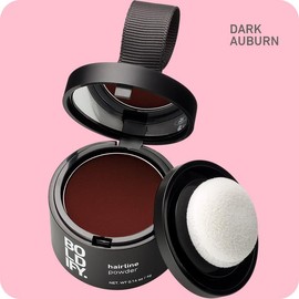 BOLDIFY Hairline Powder - Root Touch Up Hair Color for Gray Coverage - Bald Spot Concealing Hair Powder for Women & Men - 48-Hour Stain-Proof - Trending on TikTok - Haircare:_Dark Auburn_10 g