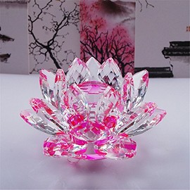 Value for Money Products Sculpture, Crystal Glass, Pink