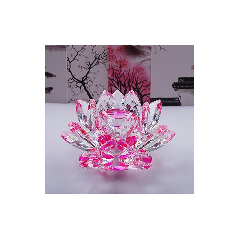 Value for Money Products Sculpture, Crystal Glass, Pink