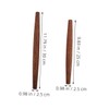 NOLITOY 2pcs Wooden Rolling Pin Nonstick Dough Rollers for Baking