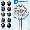 Hibbent Upgraded 13'' Shower Head Combo, High Pressure 5 Spray