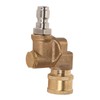 Quick Connecting Pivoting Coupler Attachment 1/4in for Pressure Washer Nozzle