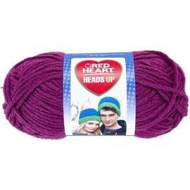 RED HEART Heads Up Yarn, Magenta
