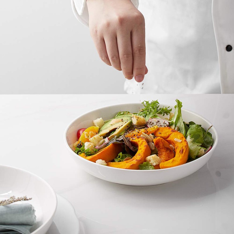Y YHY Pasta Bowls 32oz, Ceramic Large Salad Serving Bowls,