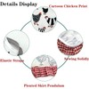 Chicken Saddles Hen Apron with Elastic Strap,2Pcs Standard Chicken Saddle